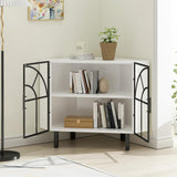 Garvee 1 Standing Cabinet White One Size Storage Furniture Compact Design