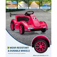 Garvee Kids Go Kart Ride On Drift Kart Dual Motors Battery Powered Outdoor Racing Toy Boys Girls 2 Mph