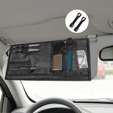 Garvee Truck Visor Organizer Multi-Pocket Panel for Auto Accessories