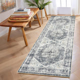 Garvee Hallway Runner Rug 2x6 - Washable Grey Kitchen Rugs Non Slip Soft Touch Carpet Runner Rug Stylish Rug Runner for Home Kitchen Bedroom Grey - Ash
