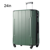 Garvee Hardshell Suitcase Lightweight TSA Approved Locks Expandable Travel Luggage 24 Inch Green