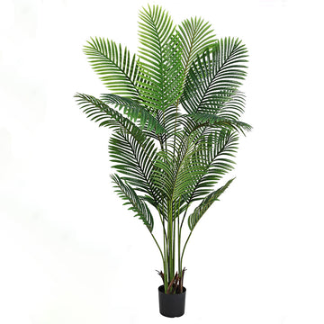 Garvee Artificial Areca Palm Plant, 5.5FT Faux Palm Tree Plant in Pot, Fake Dypsis Lutescens Plant Tropical Tree for Home Decor Indoor Outdoor Living Room Bedroom