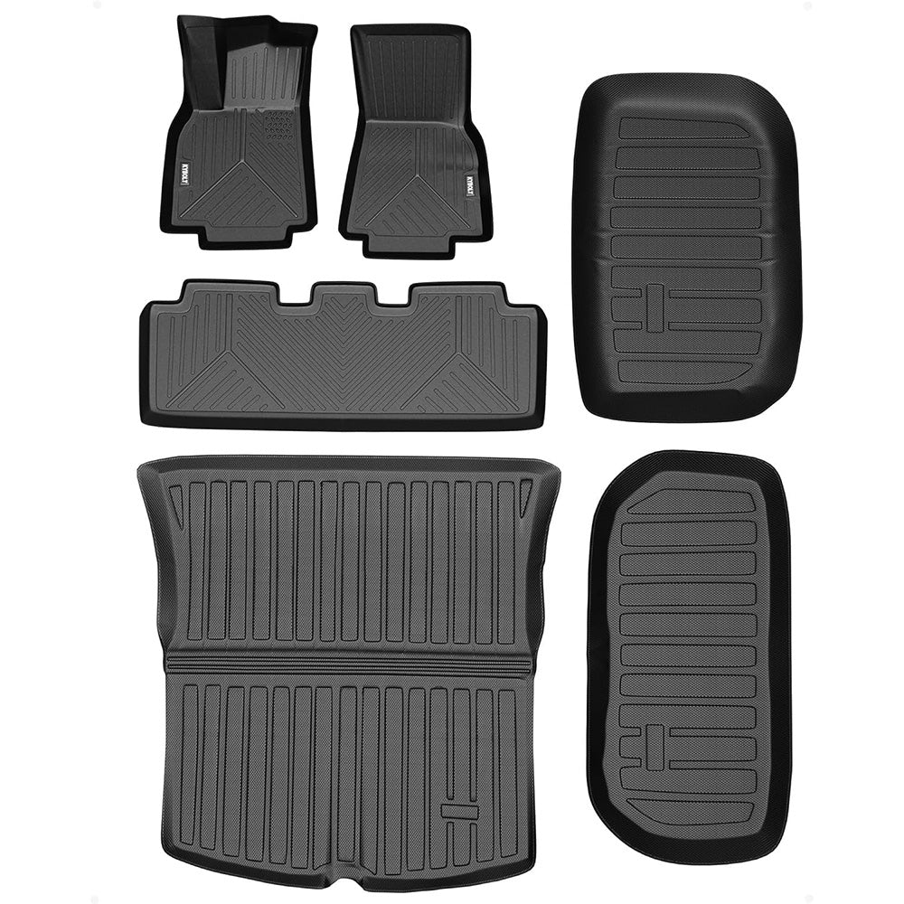 Garvee 2020-2023 Tesla Model Y Custom Fit Floor Mats, 5-Seater Fit