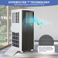 8,000 BTU Portable Air Conditioner with Dehumidifier & Fan Mode