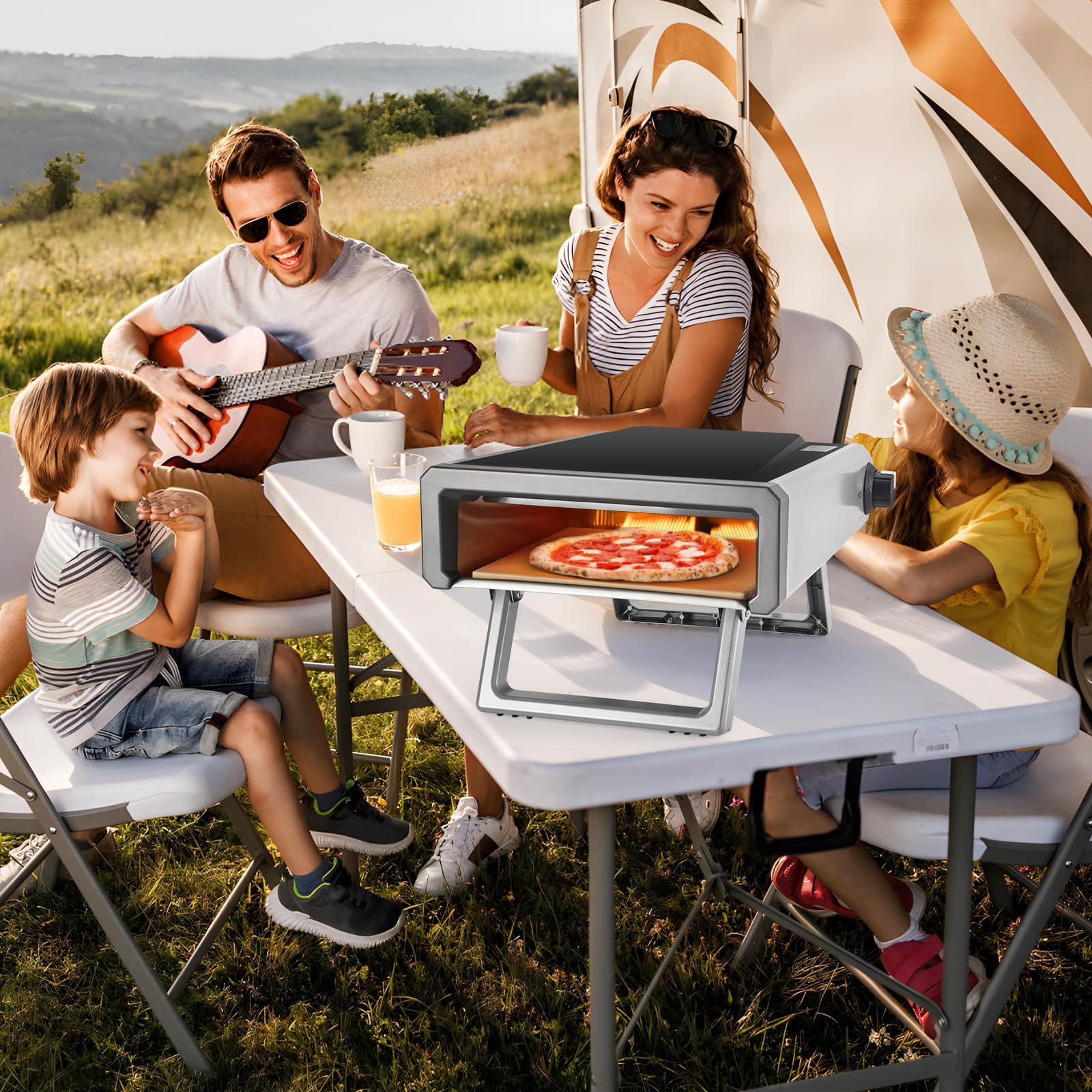 Geperforeerde Pizzaschep - Pizza Schep - Pizzaspatel - Ideaal