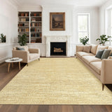 Garvee 9x12 Area Rugs Washable Non Slip Soft Modern Abstract Tan for Living Room Bedroom Kitchen Home Office - Tan