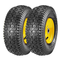Garvee 20x8-8-4PR Set of 2 Turf Tires with Wheels for Lawn Mowers - 18x8.50-8-4PR with Wheel