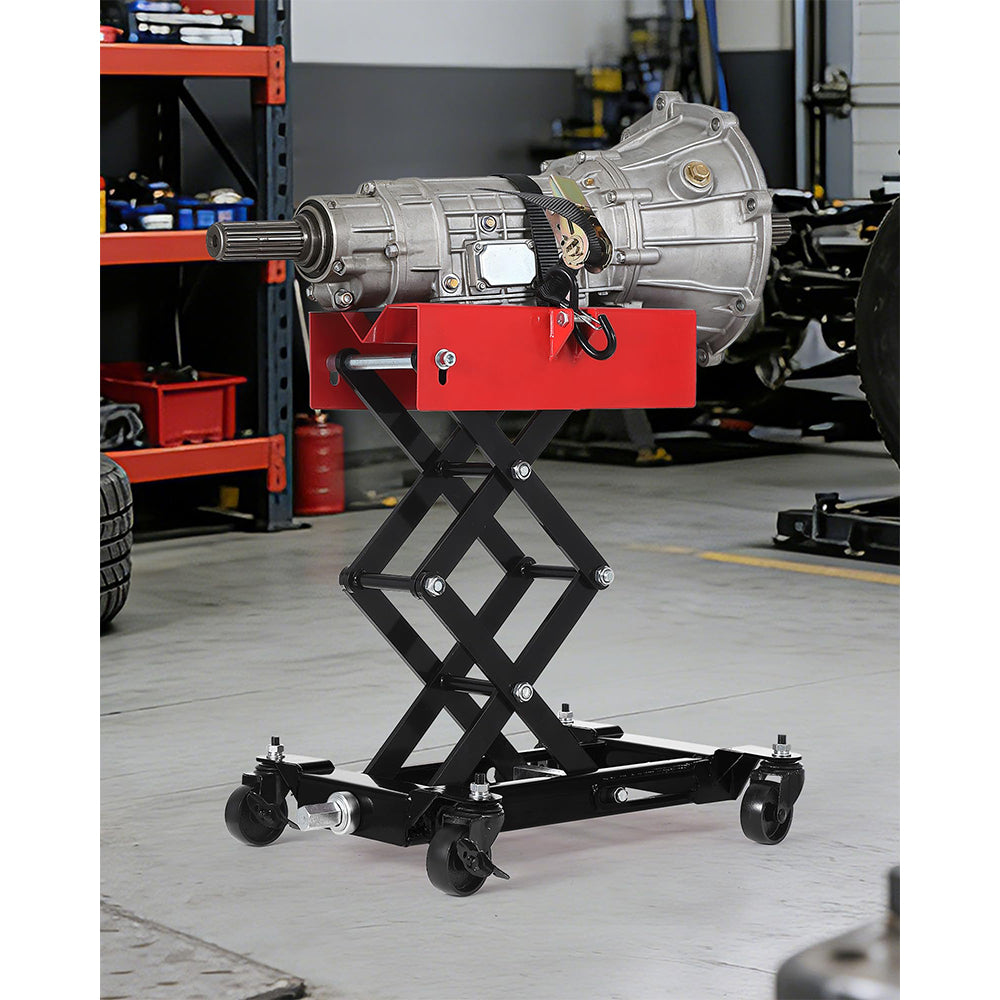 Garvee 450 lbs Low-Profile Transmission Jack - Adjustable Floor Jack w