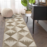 Garvee Washable Runner Rugs 2x6 Beige Modern Low Pile Non-Skid Stain-Resistant Kitchen Bathroom Hallway Carpet - Beige