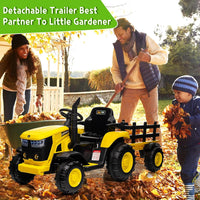 Garvee Ride - P Series: 12V Remote Control Tractor for Kids: 7-LED Lights, Safety Belt, for Ages 3+