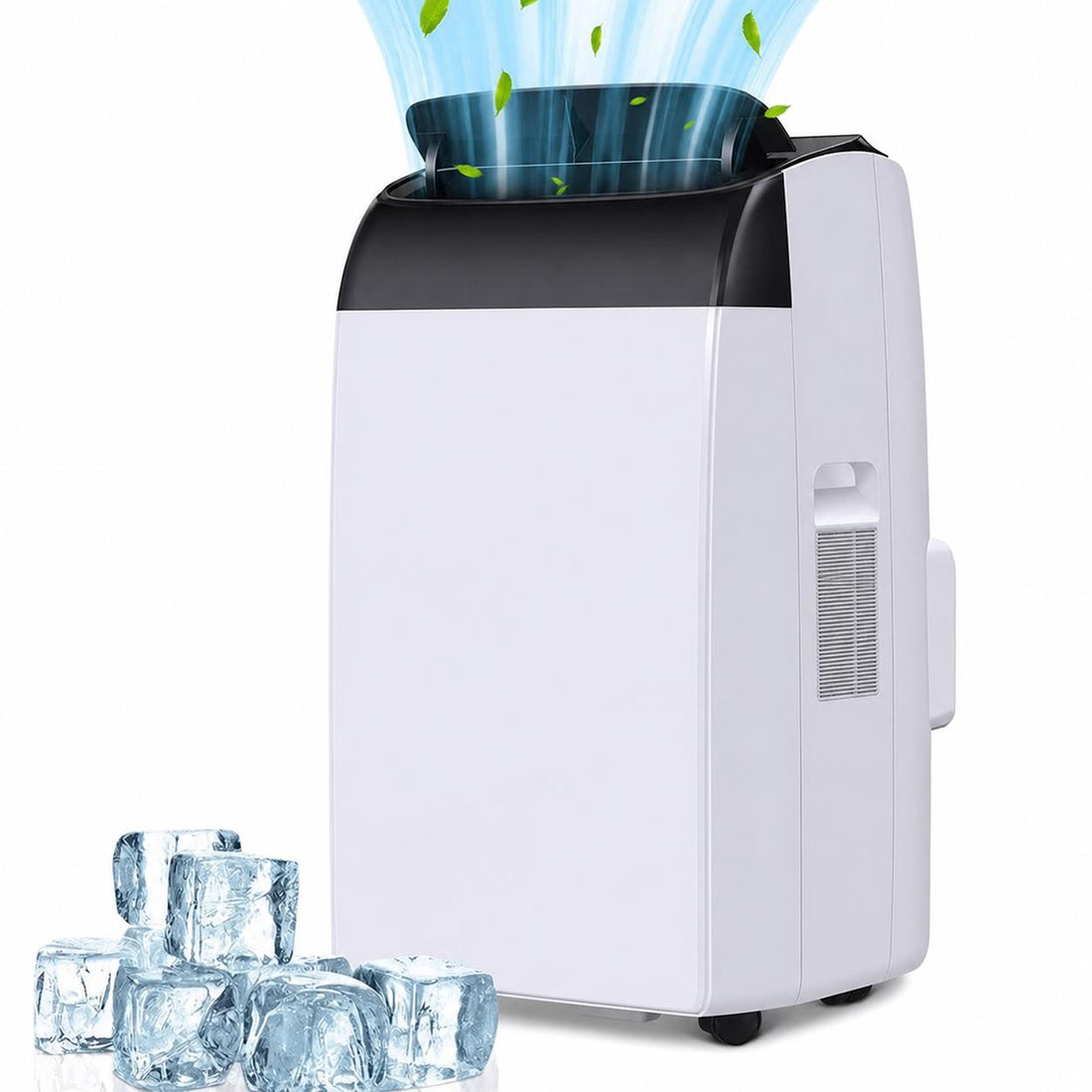 Garvee 14,000 BTU Portable Air Conditioner with Dehumidifier & Fan, Portable AC Units Cools up to 750 Sq. Ft., Remote Control, Auto Swing, Sleep Mode, Black Top