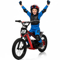 Garvee Ride - G Series: 250W Motor 3-Speed 24V Detachable Battery Aluminum Frame 16IN Off-Road Tires Ages 6-12 Outdoor Riding