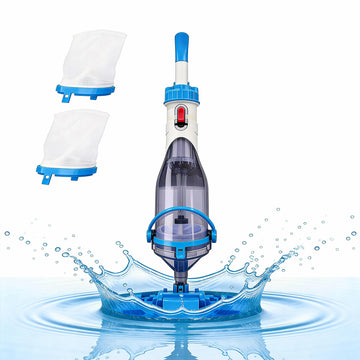 Garvee Handheld Pool Vacuum, Quick Charge & 60min Longer Continous Running Time, Cordless Rechargeable Pool Vacuums Cleaner for Above & In-ground Pools