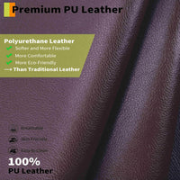 Garvee Oversized Recliner Chair - PU Leather Large Manual Recliner for Adults, Ultimate Comfort Lazy Boy with 1.5X Sponge Filling and Easy Recline Mechanism for Relaxation, Coffee