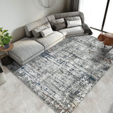 Garvee 5x7 Rug Washable Rugs for Living Room Modern Abstract Area Rug for Bedroom Contemporary Distressed Office Rug Low Pile Neutral Soft Nursery Rug Non Slip Farmhouse Floor Cover Taupe - Taupe