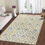 Garvee Large Living Room Area Rug 9x12 Non-Shedding Boho Area Rug Non-Slip Indoor Floor Carpet Contemporary Area Rug Modern Geometric Area Rug for Bedroom Nursery Home Office, Taupe - Gray