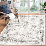 Garvee 5x7 Washable Area Rug Large Bedroom Rug Vintage Distessed Area Rug Non-Slip Throw Floor Carpet Stain Resistant Living Room Rug Traditional Rug Boho Accent Rug for Home Office, Tan - Tan