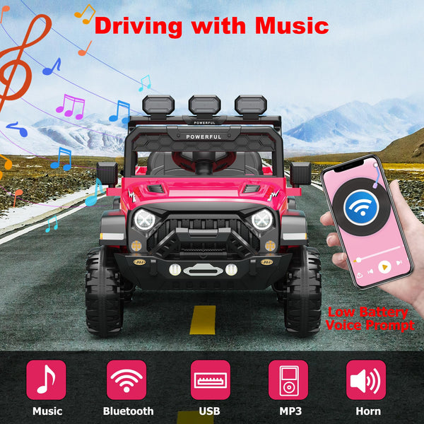 GARVEE electric ride-on car with 2.4G parental remote control