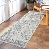 Garvee Hallway Runner Rug 2x6 - Grey Kitchen Rugs Non Slip Washable Soft Touch Carpet Runner Rug Stylish Rug Runner for Home Kitchen Bedroom - Gray