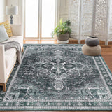 Garvee Oriental Vintage Retro Machine Washable Non Slip Area Rug for Living Room, Bedroom, Dining Room, Home Office