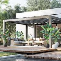 Garvee Set of 2 6FT Artificial Bird of Paradise Plant Fake Palm Tree with 17 Trunks for Indoor Outdoor