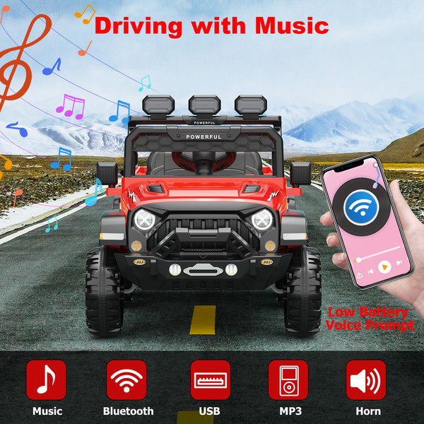 GARVEE electric ride-on car with 2.4G parental remote control