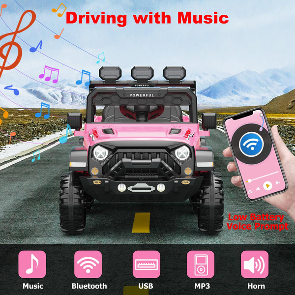 GARVEE electric ride-on car with 2.4G parental remote control