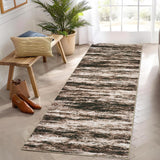 Garvee Kitchen Rugs 2x6 Runner Rugs For Hallway Modern Abstract Washable Rug Brown - Brown