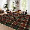 Garvee Washable 9x12 Area Rug Modern Plaid Rugs for Living Room Bedroom Red & Green