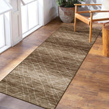 Garvee Runner Rug Non Slip Washable Soft Carpet for Hallways Kitchen Laundry Bedroom Bathroom 2'x6' Brown - Khaki