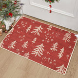 Garvee Christmas Tree Doormat 17x29 Indoor Floor Mat Non-Slip Welcome Mat Xmas Holiday Entrance Mat for Living Room Bedroom Kitchen Entryway, 17" x 29" - Xmas Tree