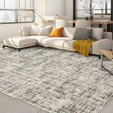 Garvee Washable Rugs 9x12 Rug for Living Room Modern Abstract Non Slip Large Area Taupe 9'x12' - Taupe