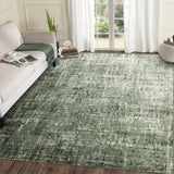 Garvee Abstract 10x13 Area Rug, Modern Washable Non Slip Rug for Living Room Bedroom Dining Room, Grey Green, Ultra Thin Low Pile - Gray Green