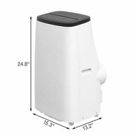 Garvee 14000BTU Portable Air Conditioner for 700 Sq Ft Rooms, Sleep Mode & 3 Fan Speeds, Durable Design, Remote Control, Window Kit, Home & Office Use