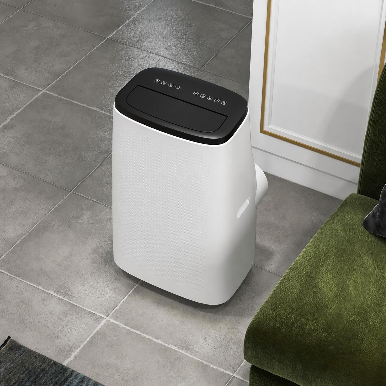Garvee 14000BTU Portable Air Conditioner for 700 Sq Ft Rooms, Sleep Mode & 3 Fan Speeds, Durable Design, Remote Control, Window Kit, Home & Office Use
