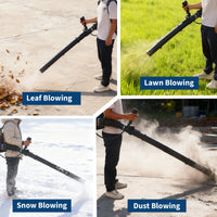 Garvee 52CC Backpack Gas Leaf Blower 2.2 HP 2-Stroke Engine Ergonomic Design 780 CFM 270 MPH Outdoor Yard Cleanup