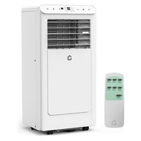 Garvee 10000BTUs Portable Air Conditioner, 3-In-1 Stand UP AC Unit With Dehumidifier, Fan Modes for Room Up to 450 Sq. Ft, Auto Swing, 24 Timer, White