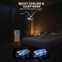 Garvee 10000BTUs Portable Air Conditioner, 3-In-1 Stand UP AC Unit With Dehumidifier, Fan Modes for Room Up to 450 Sq. Ft, Auto Swing, 24 Timer, White