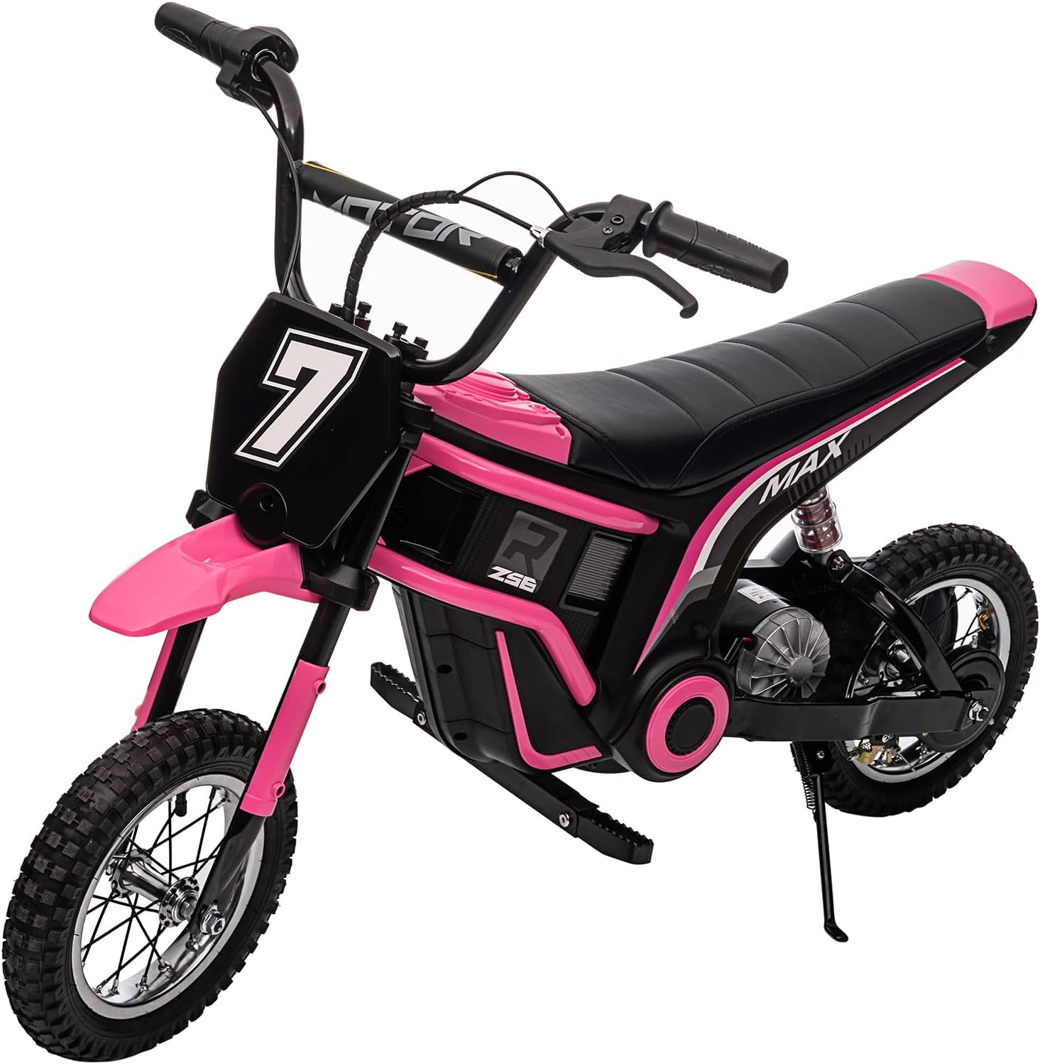 Garvee Ride - T Series: 24V-10A 350W Ride On Electric Dirt Bike For Kids Ages 13+, 14.29MPH, 3-Speed - Pink-7