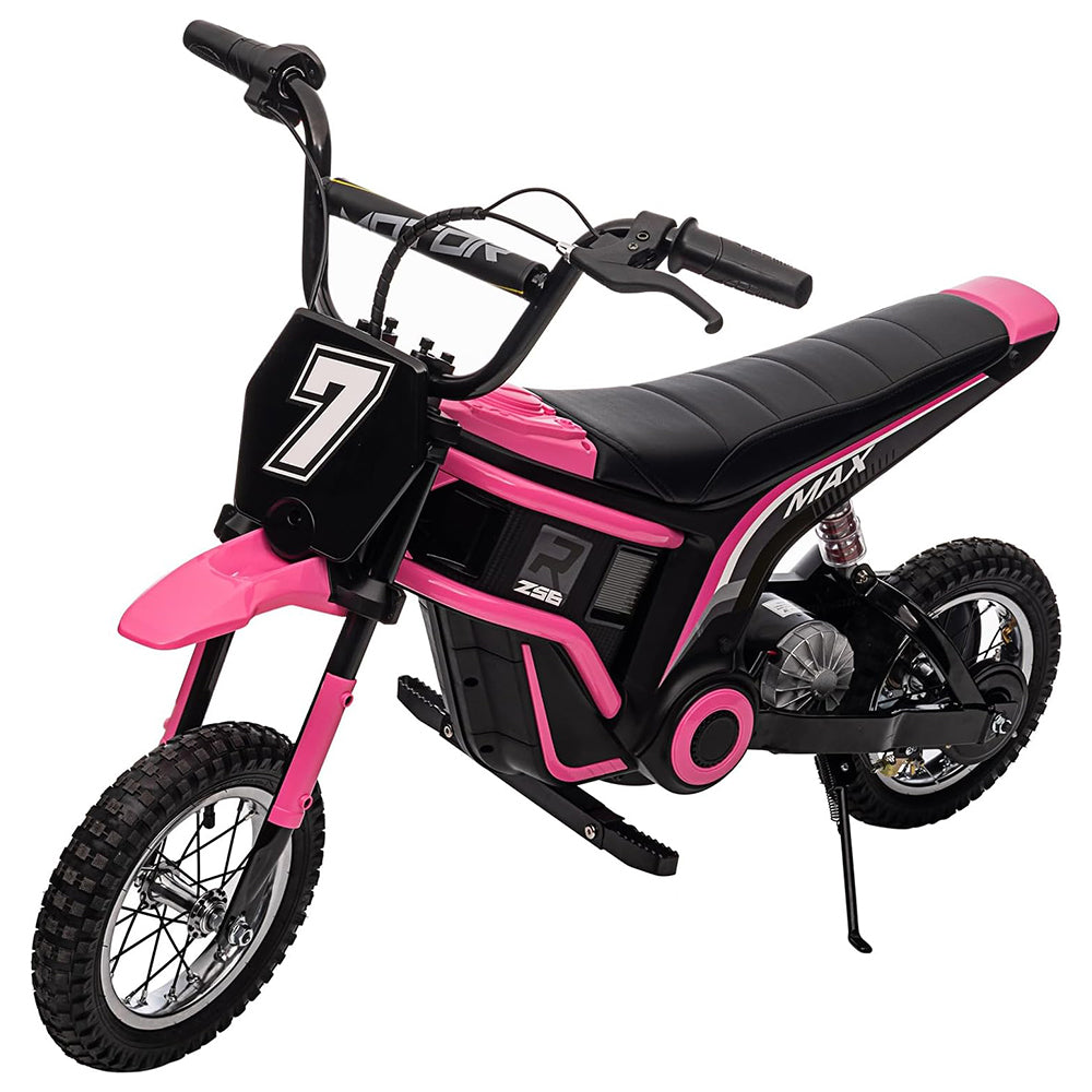Garvee Ride - T Series: 24V-10A 350W Ride On Electric Dirt Bike For Kids Ages 13+, 14.29MPH, 3-Speed - Pink-7