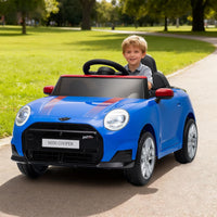 Garvee 12V BMW Mini Cooper Licensed Electric Ride-on Car for Kid, Powered by 4.5Ah Battery, Includes Positive Energy Charger, Wheels, Remote Control with Factory-Paired Code