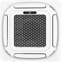 Garvee 24000 BTU Ceiling Cassette Mini Split AC, 8-Way 360° Airflow, Remote Controller, Ductless Cooling&Heating Ceiling Air Conditioner, 208/230V, 25ft Kit