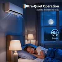Garvee 4 Zone Mini Split, 35000 BTU ODU Mini Split Ac/Heating System, 208-230v Wifi Enabled Energy Efficient Multi Zone Mini Split Air Conditioner & Heater, 16Ft Copper Line & Full Installation Kit