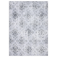 Garvee Bedroom Rug Washable Area Rug Non Slip Low Pile Boho Floral Small Carpet for Bedroom Bedside Soft Paisley Design