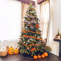 Garvee 34 Pieces Shatterproof Christmas Ornaments Set, Christmas Decorations 1.57 Inch Silver Plastic Ball Decor for Xmas Tree, Christmas Balls Indoor Outdoor Holiday Party Wedding Decoration, Black