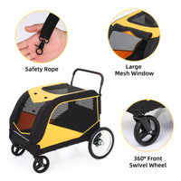Dog Stroller for Large Pet Jogger Stroller with 4 Wheel
