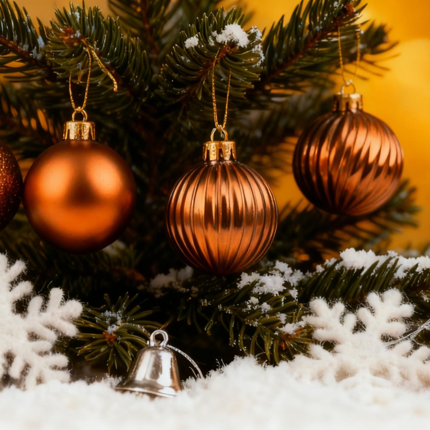 Garvee 34 PCS Shatterproof Christmas Ball Ornaments Set - Bulk Xmas Tree Decor for Holiday, Wedding & Mardi Gras Party, Gift Ready Hanging Decorations, Bronze