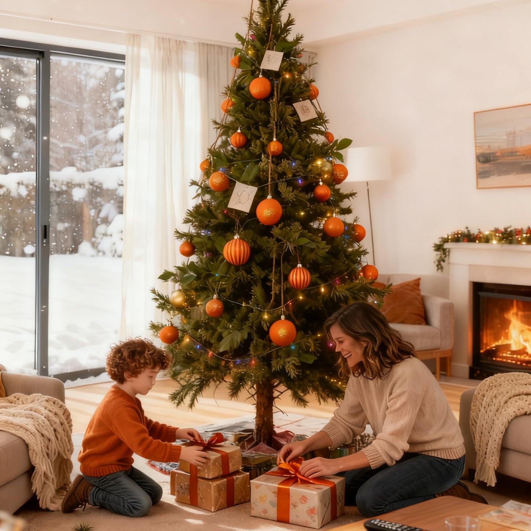 Garvee 34 PCS Shatterproof Christmas Ball Ornaments Set - Bulk Xmas Tree Decor for Holiday, Wedding & Mardi Gras Party, Gift Ready Hanging Decorations, Bronze