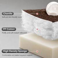 Garvee Rocking Recliner Chair, 360° Swivel Rocker Chair for Living Room, Upholstered Fabric Nursery Chair with Side Pockets for Small Spaces, q235 Steel Frame Lazy Boy Recliner Single Sofa, Brown