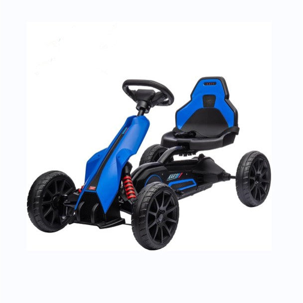 12V Electric Go Kart for Kids,7Ah Battery Powered Car for Toddlers, Ajustable Seat, High/Low Variable Speeds,EVA Wheels, Outdoor Ride On Toy Vehicle Gift for 3-6 Years